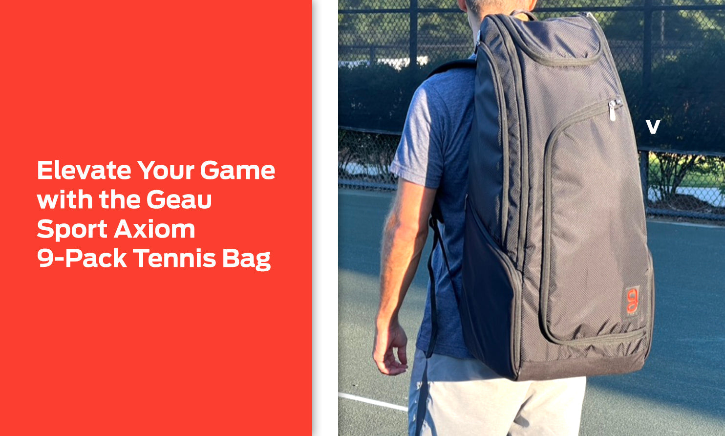 Elevate Your Game with the Geau Sport Axiom 9-Pack Tennis Bag
